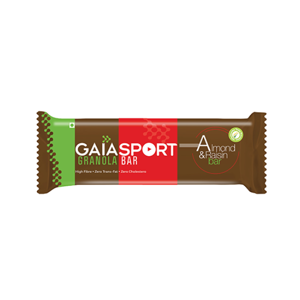 Gaia Almond & Raisin Bar 