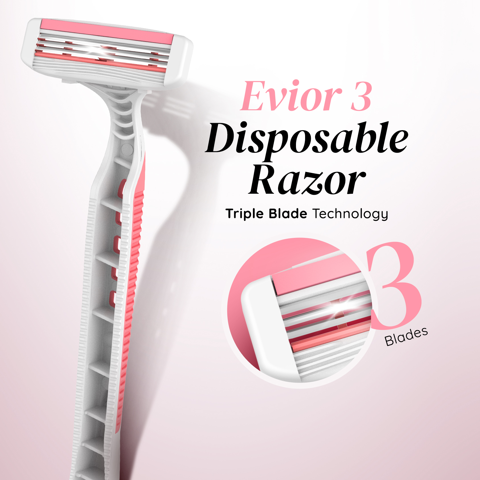 LetsShave Evior3 Disposable Razor LetsShave Evior3 Disposable Razor