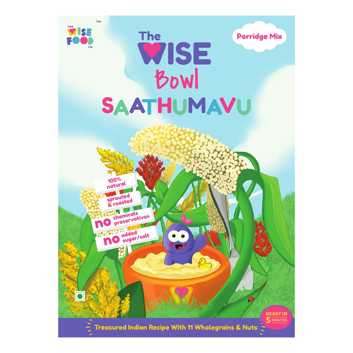 The Wise Food Saathu Mavu (Multigrain) Porridge Mix