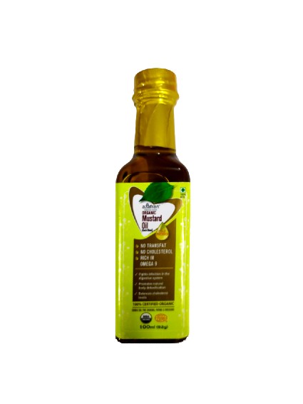 Azafran Organic Cold Pressed Mustard Oil