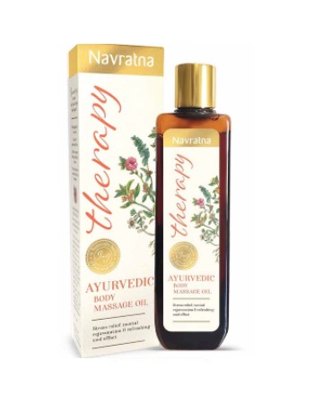 Navratna Therapy Ayurvedic Body Massage Oil - MMOMB