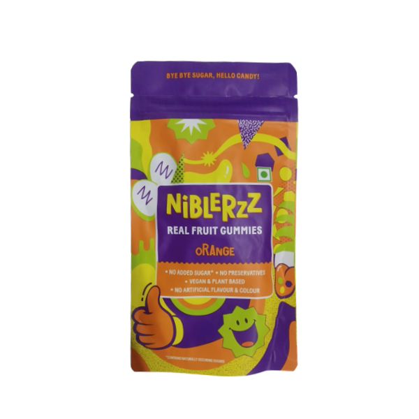 Niblerzz Real Fruit Gummies Orange