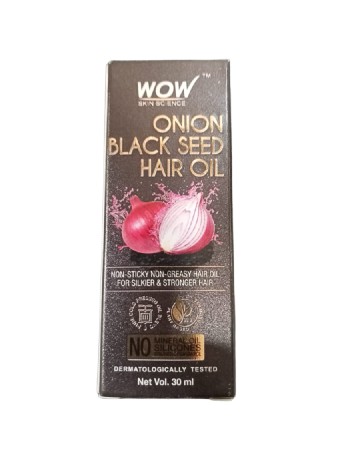 Wow Skin Science Onion Black Seed Hair Oil-O