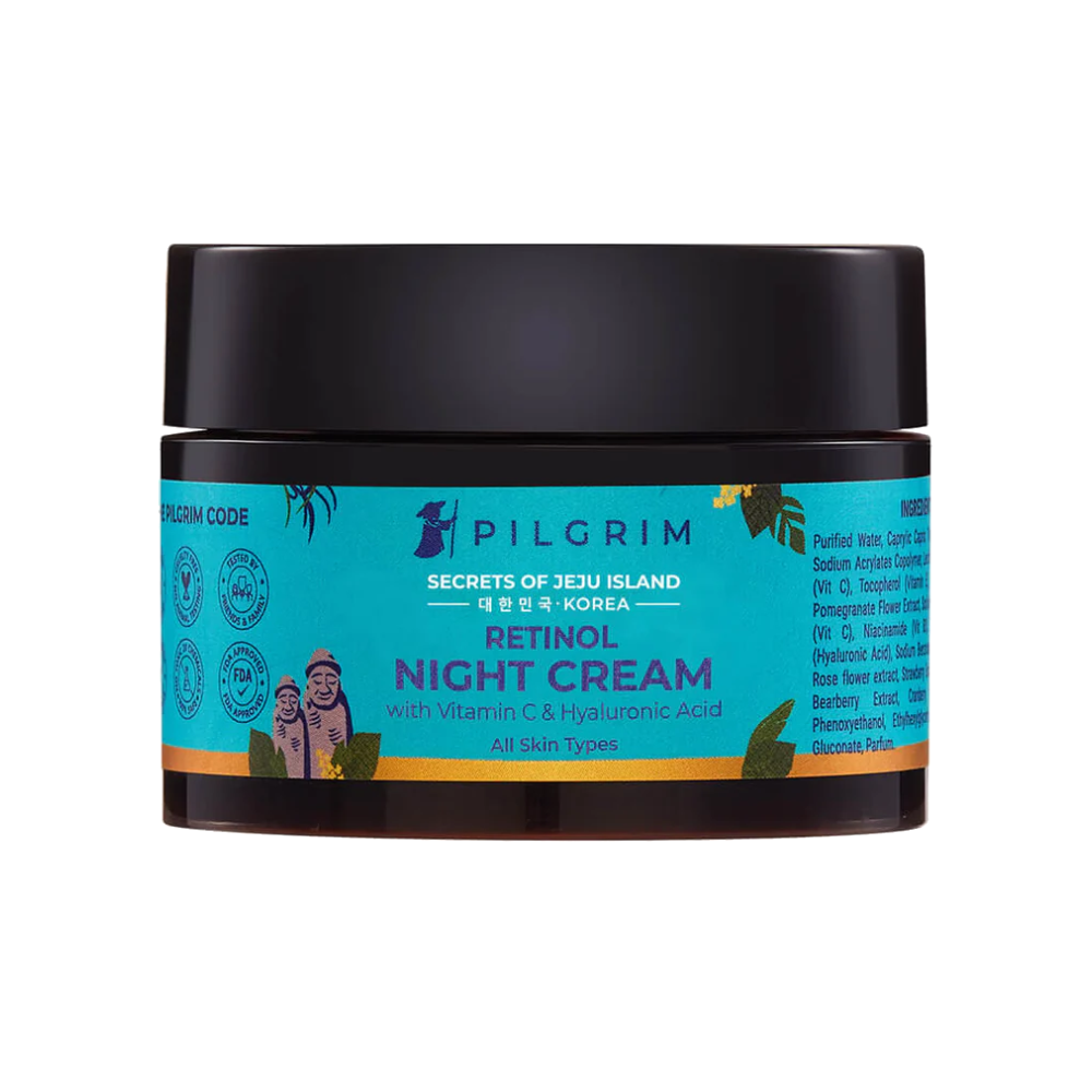 Pilgrim Retinol Night Cream with Vitamin C & Hyaluronic Acid