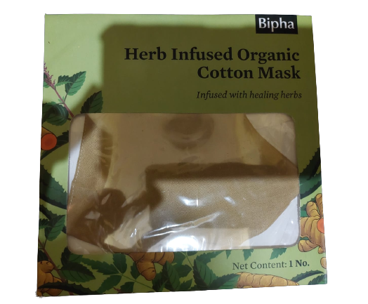Bipha Herbs Infused Organic Cotton Mask