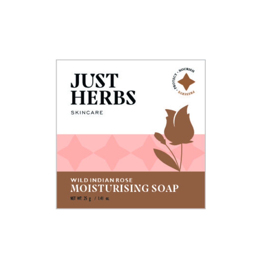 Just Herbs Wild Indian Rose Moisturising Soap