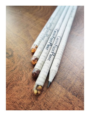 Plantable, Recycled Newspaper Pencils