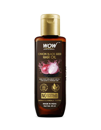 Get Wow Skin Science Onion Black Seed Hair Oil Sample From Mojo Box