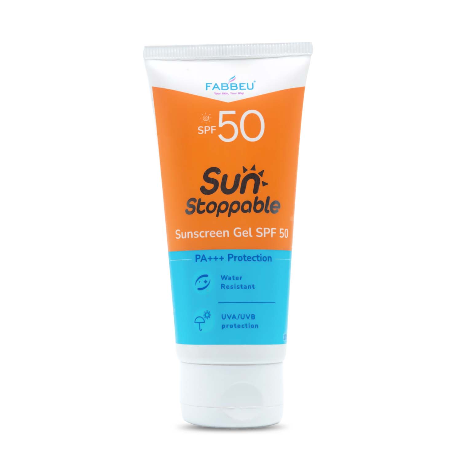 FABBEU Sunscreen SPF 50 Sun Cream Lotion for Oily Skin 