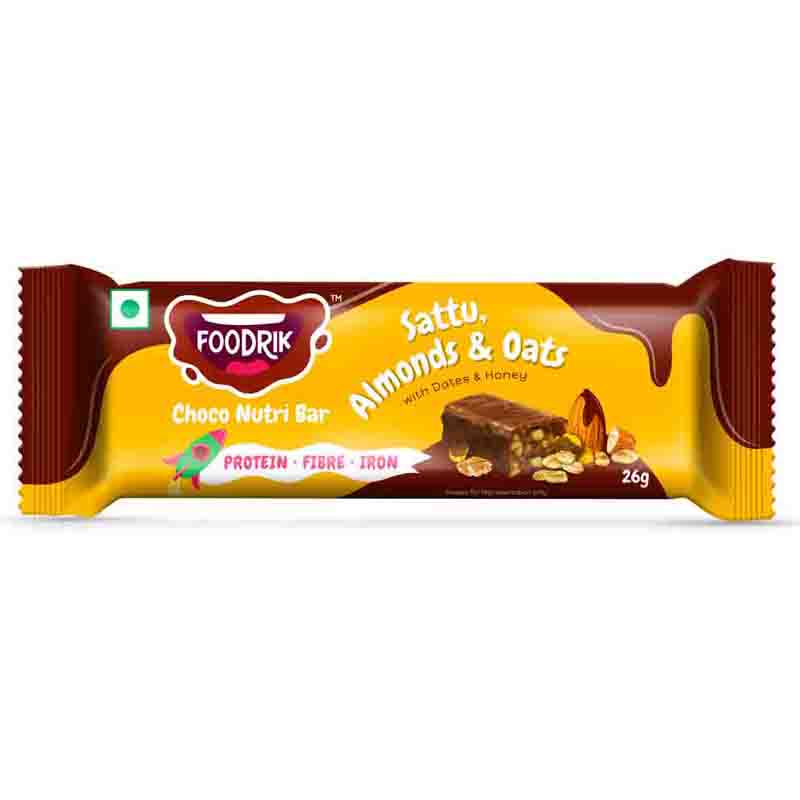 Foodrik Choco Nutri Bar - Pack of 6 Bars