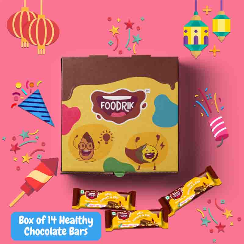 Foodrik Choco Nutri Bar - Kids Gift Pack of 14 Bar