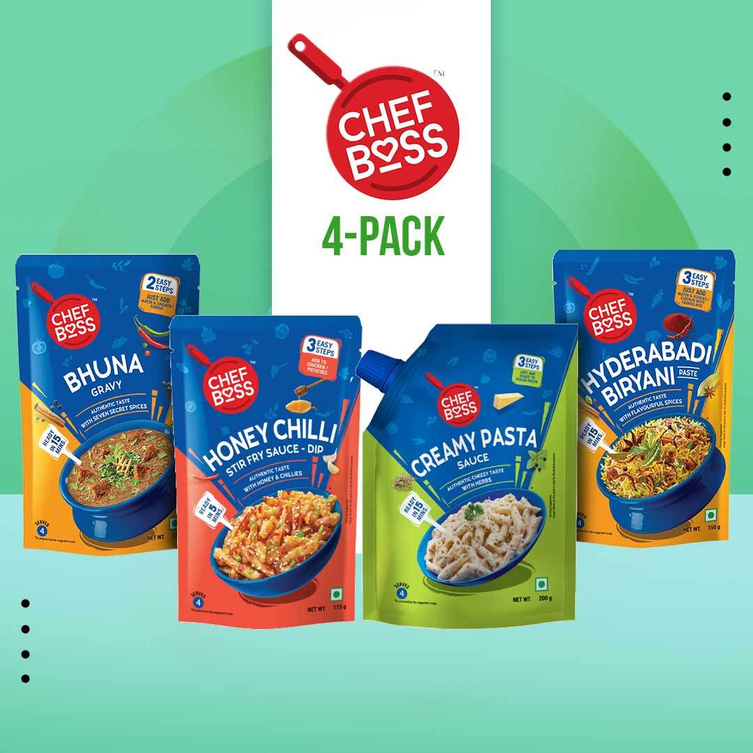 Chef Boss Combo1 Pack of 4
